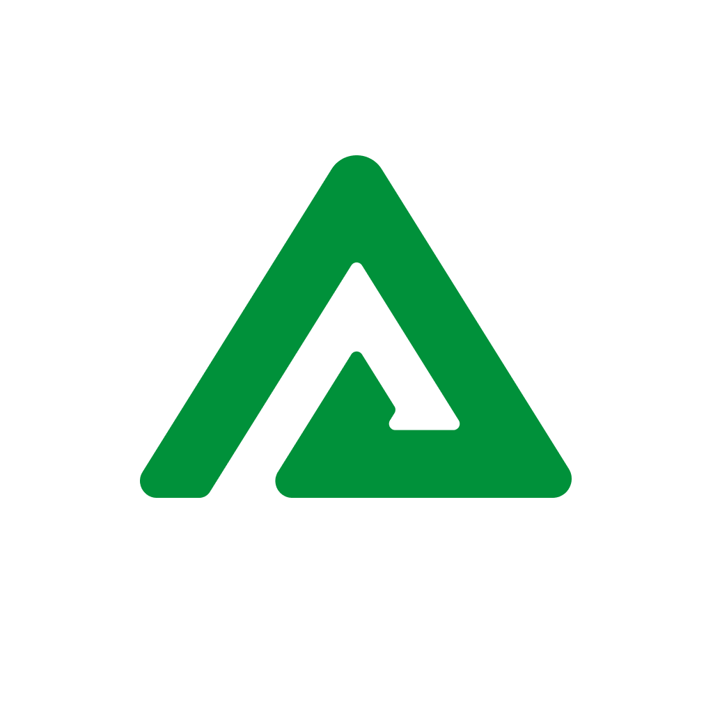 Circle icon, white background