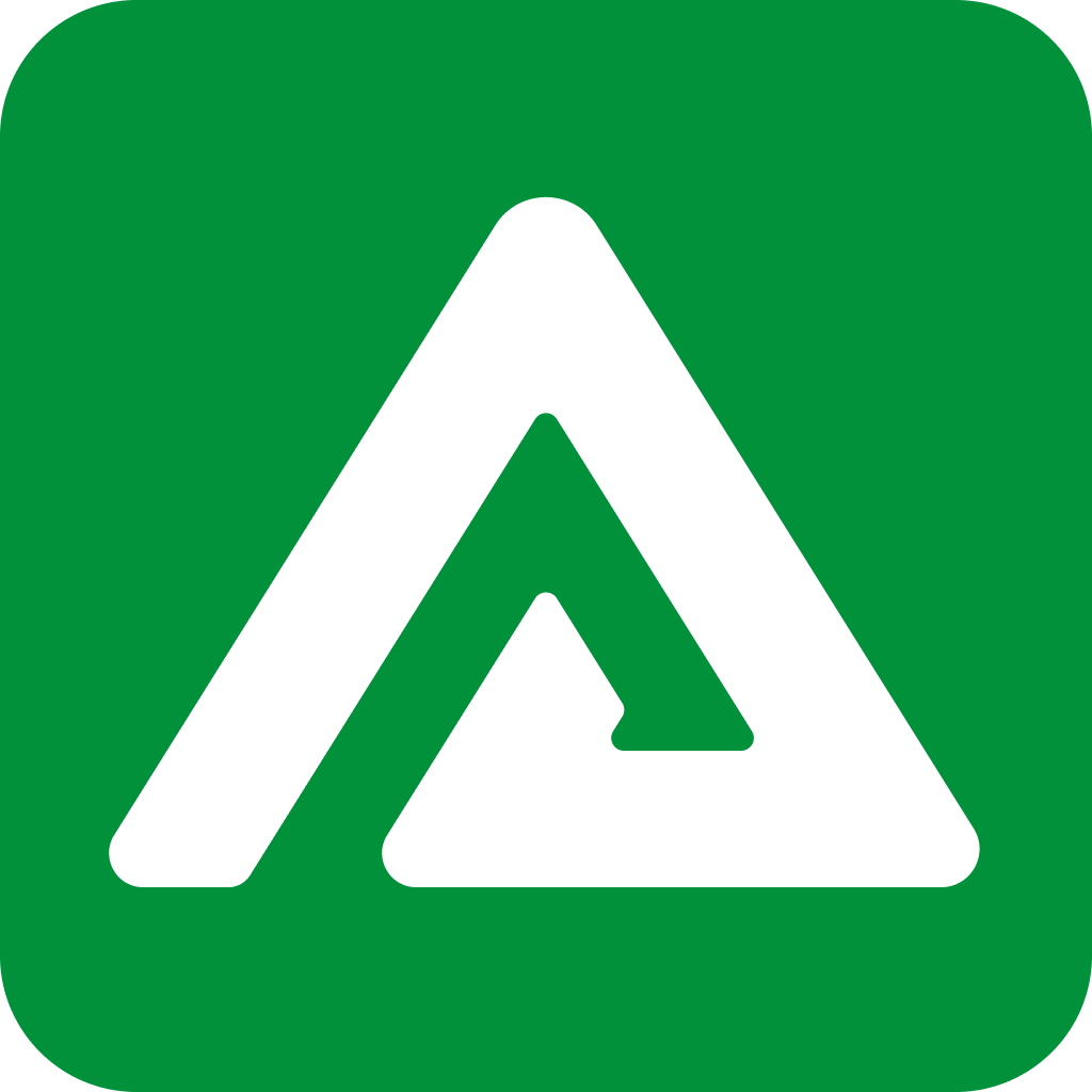 Square icon, brand background